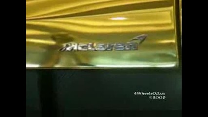 Златен Mclaren Mercedes Slr в Дубай