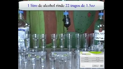 Wircon в действие. 22 чаши отмерени с абсолютна точност.