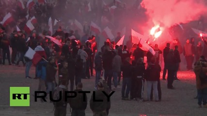 Poland: Flares light the capital as Independence Day march remains peaceful