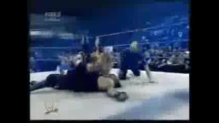Edge Cashes his money in the bank on Smack Down 