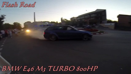 Шантаво комби Bmw E46 M3 800hp Turbo + Bmw M3 E46 Drift best