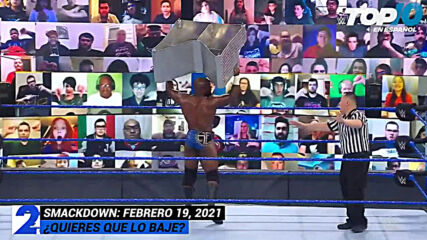 Top 10 Mejores Momentos de SMACKDOWN: WWE Top 10, Feb 19, 2021