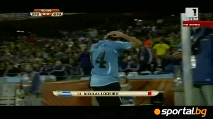 Мондиал 2010 Уругвай - Франция 0:0 