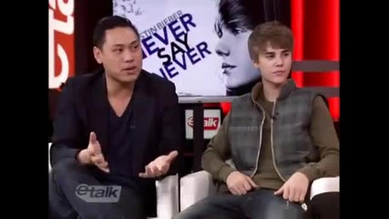 Interviu na Justin Bieber sys sladkata mu sestrika Djazi 01.02.2011 