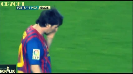 Lionel Messi Hat Trick Vs Malaga Barcelona Vs Malaga 4 1 (02052012) by Crcf