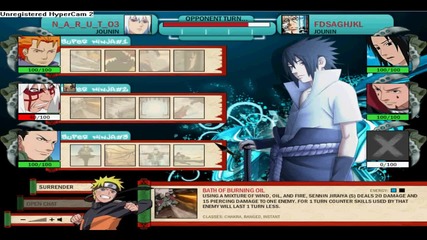 Naruto - Arena Juugo , Senin Jiraiya , Shikamaru team 