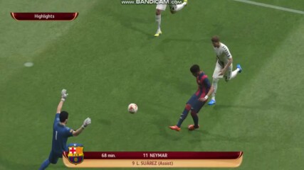 Пес 2015 игра чип вкаран гол от Неймар