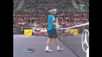 Atp Ms Madrid 2007 : Федерер - Налбандиан | 1ви Сет