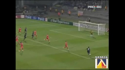Лион - Фиорентина 1:0 Шампионска Лига (16.09.09)