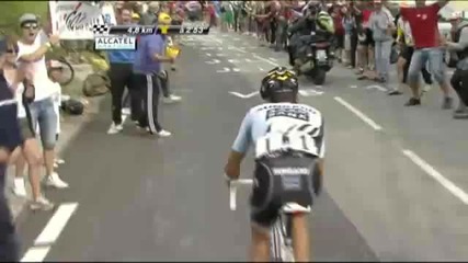 Колоездач откача ( Алберто Контадор )