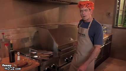 В кухнята с Charlie Sheen ^^