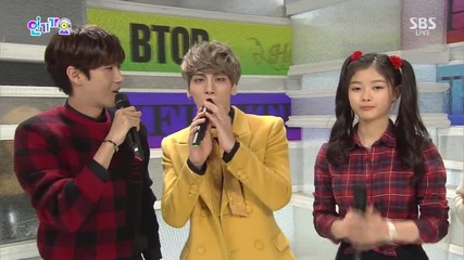 Jonghyun Interview @ 150111 Sbs Inkigayo