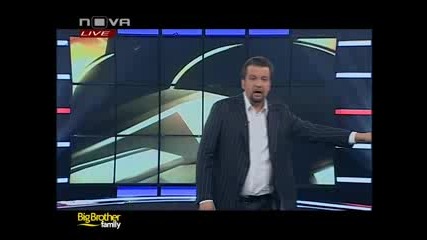 Биг Брадър = Novа Live 29.04.10 Цялото Предаване ( Big Brother Family ) Част 2 - 6 