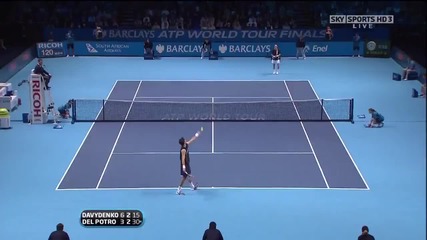 Davydenko vs Del Potro - London 2009