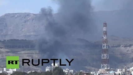 Yemen: Explosions rock Sanaa as Saudi-led coalition try to push back Houthis