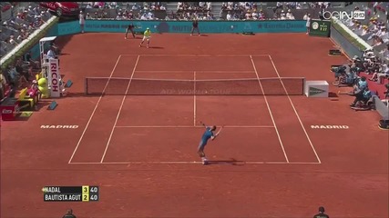 Nadal vs Bautista Agut - Mutua Madrid Open [2014]