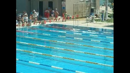 Кроулова щафета момичета Варна 28.08 2010 8 коридор
