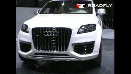 New Audi Q7 V12 Concept Car In Detroit