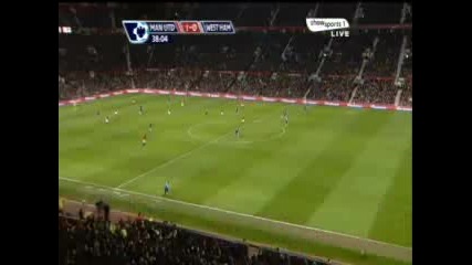 Manchester United vs. West Ham United 23.02.10: Бербатов С Главна Роля За Головете 
