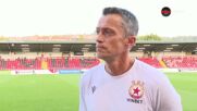 Христо Янев след победата на ЦСКА над Дери Сити с 2:1
