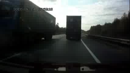 Luckiest Truck Driver in Russia