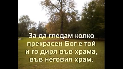 Едно нещо съм поискал (субтитри) 