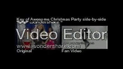 Key Of Awesome Christmas Party side-by-side