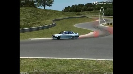 Lfs E30 ~660hp Drifting
