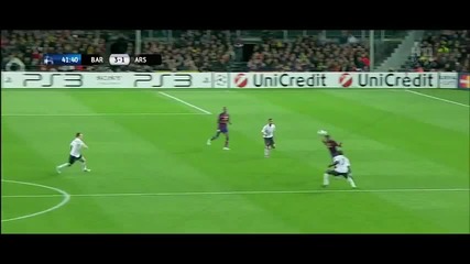 Меси 4 - 1 Арсенал - невероятно видео