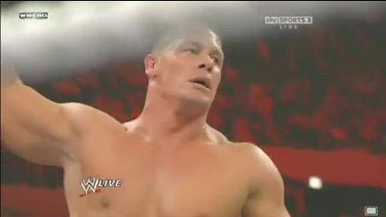 Raw 25.07.11 John Cena vs Rey Mysterio Wwe Championship