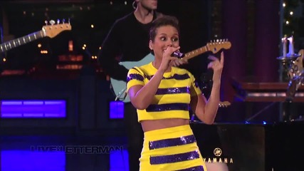 Alicia Keys - Limitedless ( Live on Letterman )