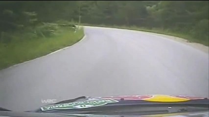 Онборд на Райконен в Wrc Rally Bulgaria 2010 Ss3 - Citroen C4 on tarmac 
