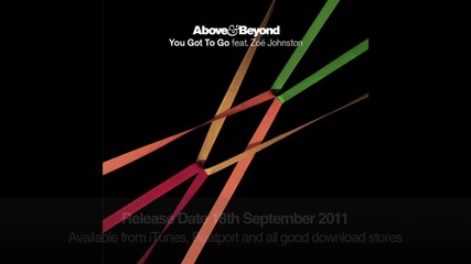 Above & Beyond feat. Zoe Johnston - You Got To Go (dusky Remix)