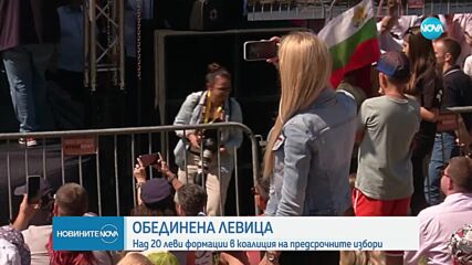 БСП ще прави коалиция с 20 формации за изборите