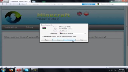 kak da si smenim versiqta na minecraft Mvc