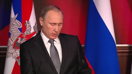Путин призова руските военни да действат максимално твърдо в Сирия