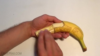 Как да си направим пистолет от банан