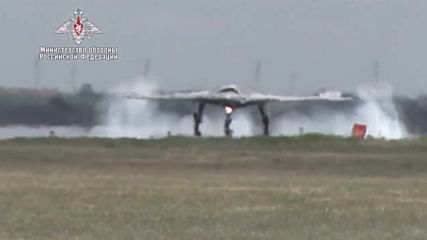 Russia: Okhotnik combat drone conducts flight with SU-30