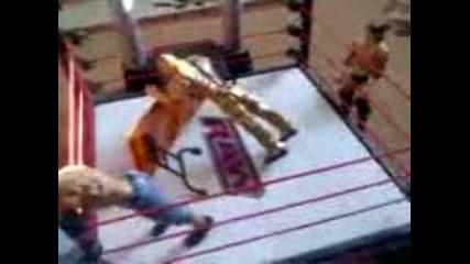 Rey Misterio vs John Cena Tables match
