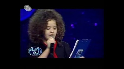 Music Idol 3 - 13 - Годишно Момиче Пее Изумително