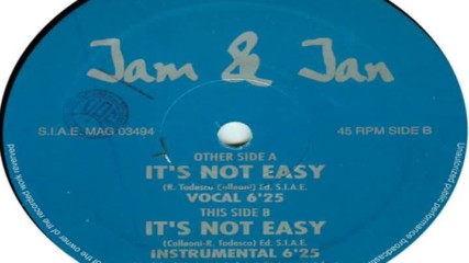 Jam Jan - Its Not Easy ( Vocal )