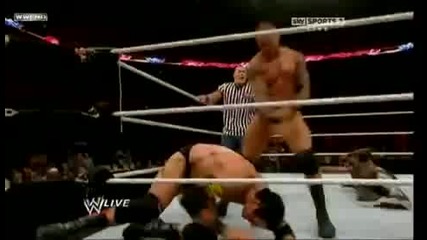 Wwe Raw 11.01.2010 - Randy Orton & R - Truth vs Wade Barret & David Otonga 