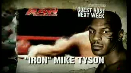 Wwe Raw 1/11/10 Guest Host: Mike Tyson 