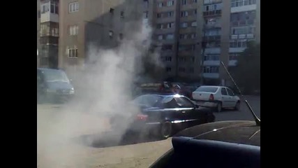 bmw 320 burnout 