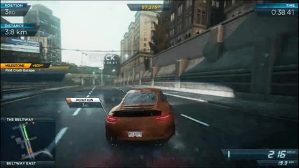 Need For Speed Most Wanted 2012 удар след удар