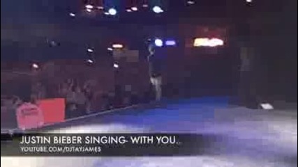 justin bieber with you live