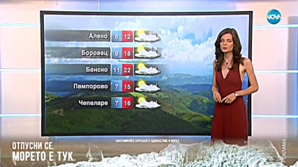 Прогноза за времето (17.07.2019 - обедна емисия)