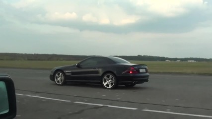 Mercedes sl 55 amg back