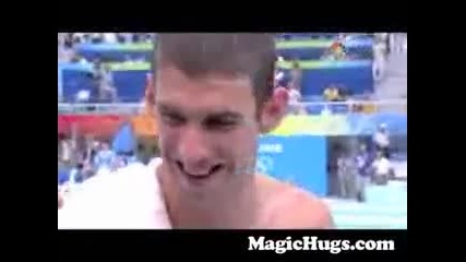 Michael Phelps - Груб пловец