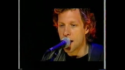 Jon Bon Jovi - Its Just Me - Live Acoustic